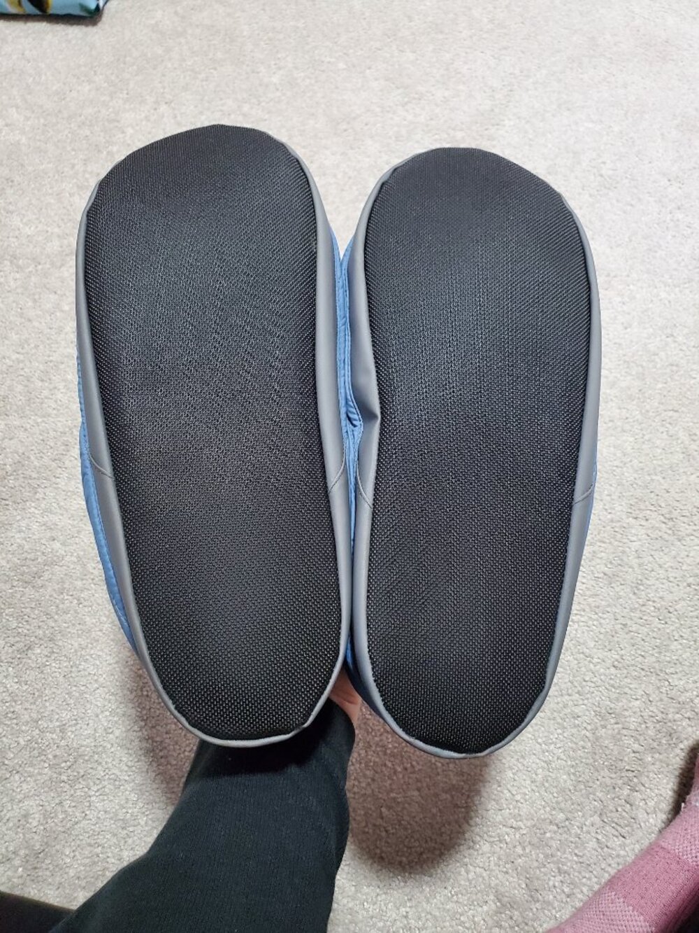 MEC Hut Slippers Pertex Quantum Puffer Nylon Cozy Warm Blue Men's Large, 9-11 - Picture 8 of 11